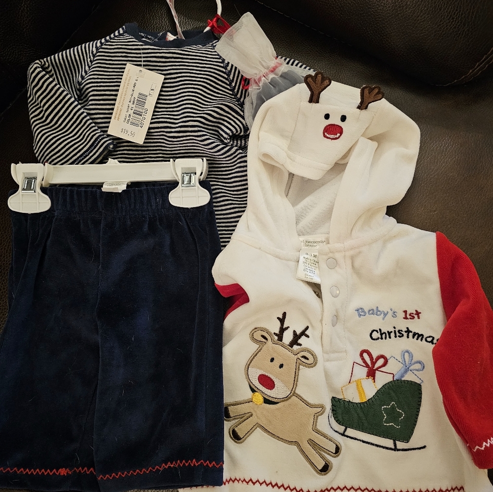 Baby's first Christmas ensemble